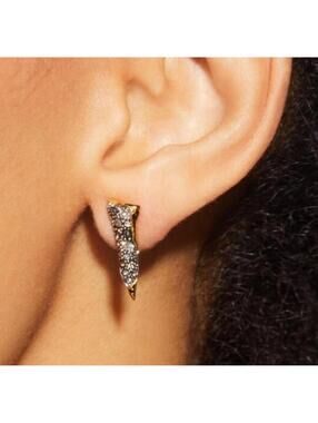 Alexis Bittar Solanales Crystal Spear Stud Earrings